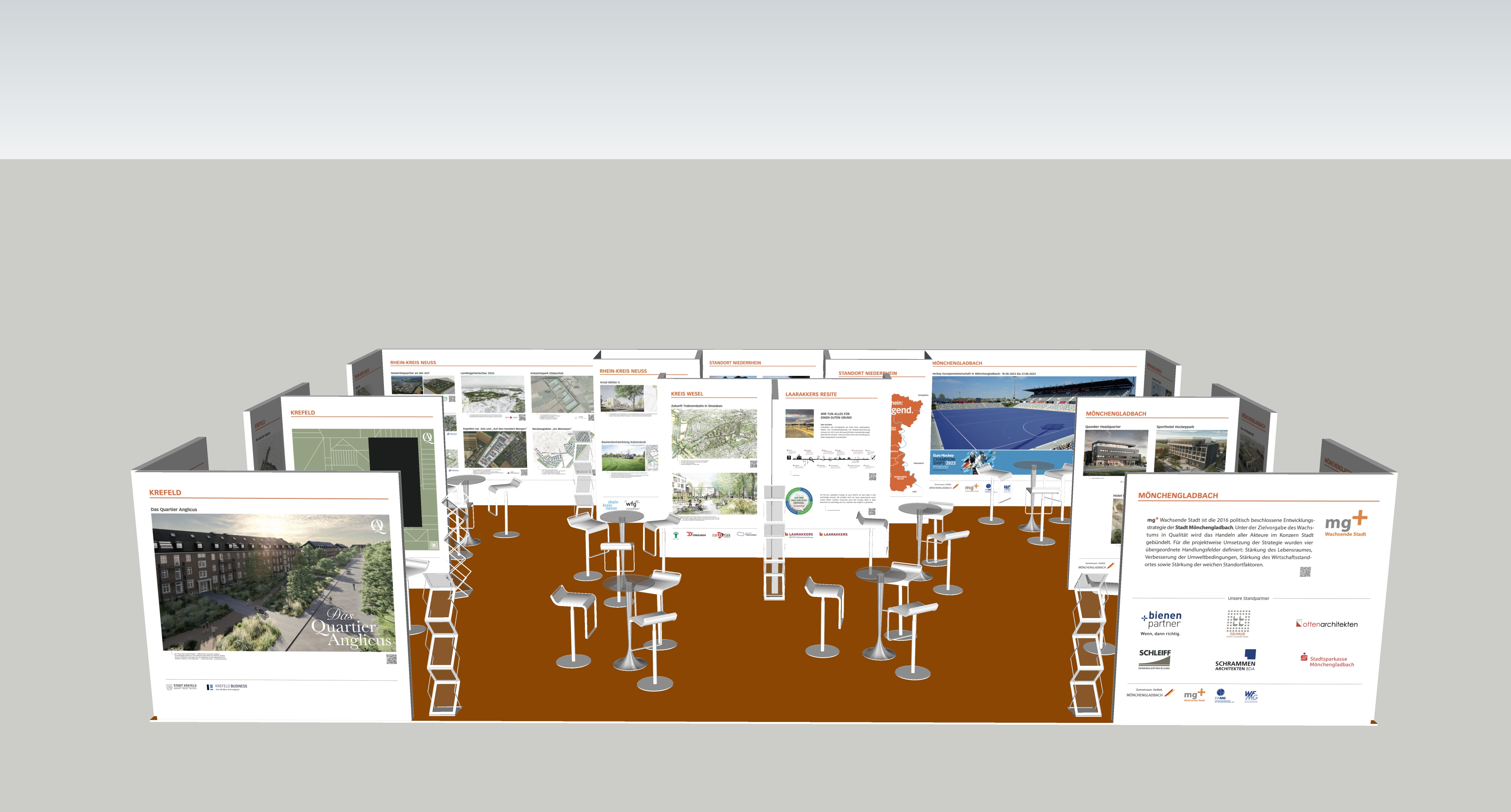 Stand der EWMG - Entwicklungsgesellschaft der Stadt Mönchengladbach mbH
