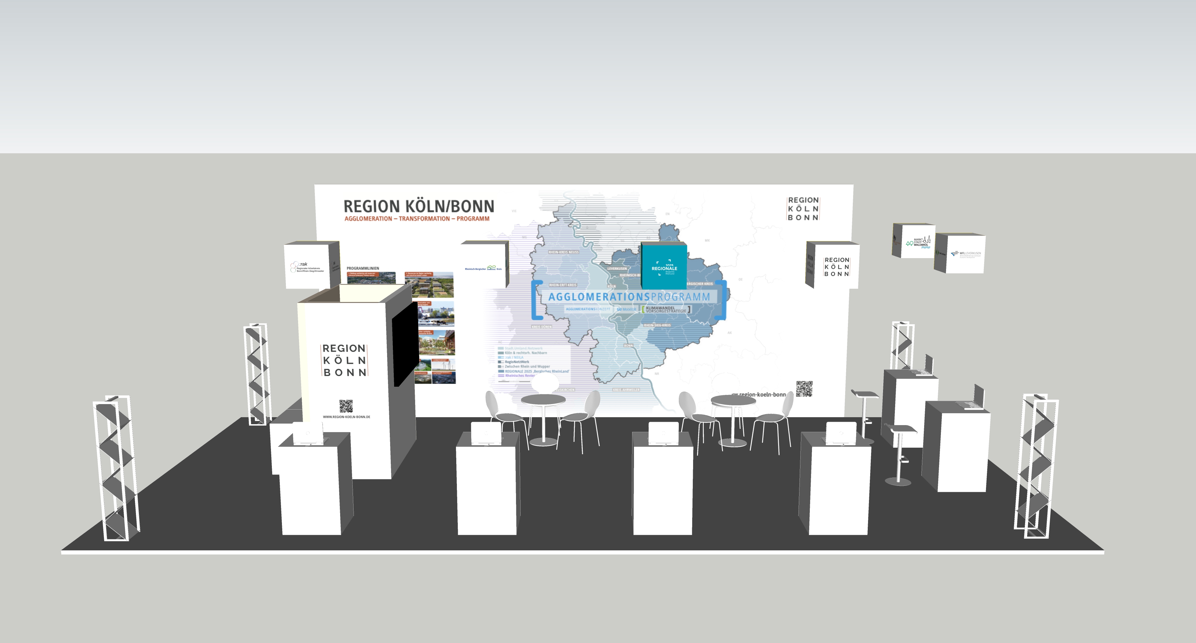 Stand der REGIONALE 2025 Agentur