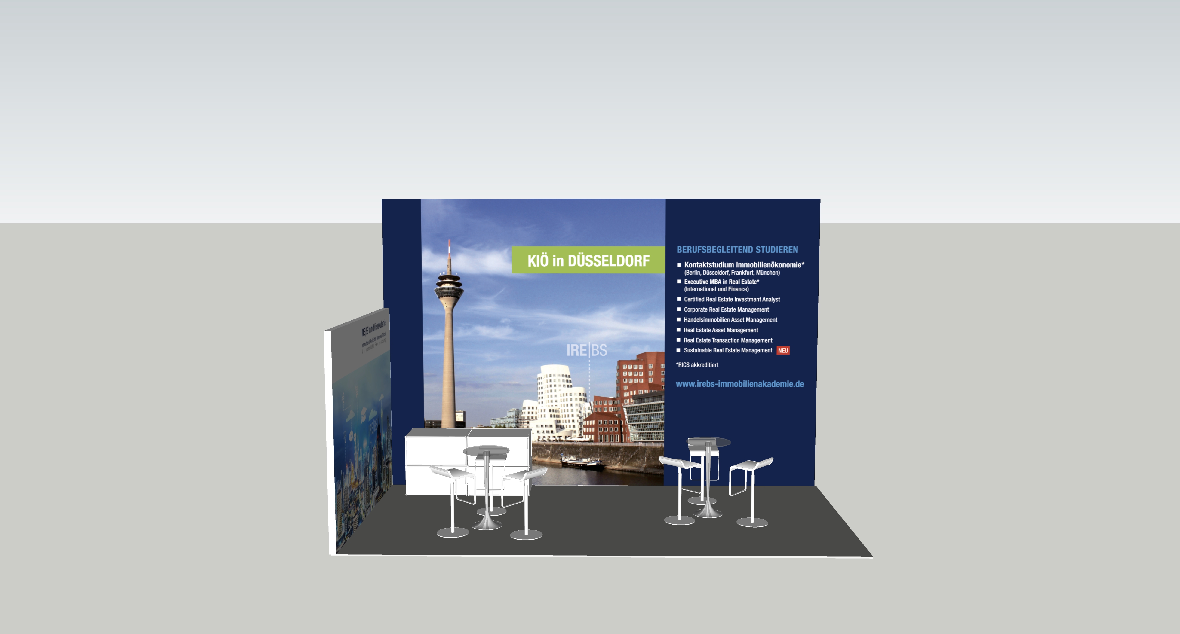 Stand der IREBS IMMOBILIENAKADEMIE GMBH