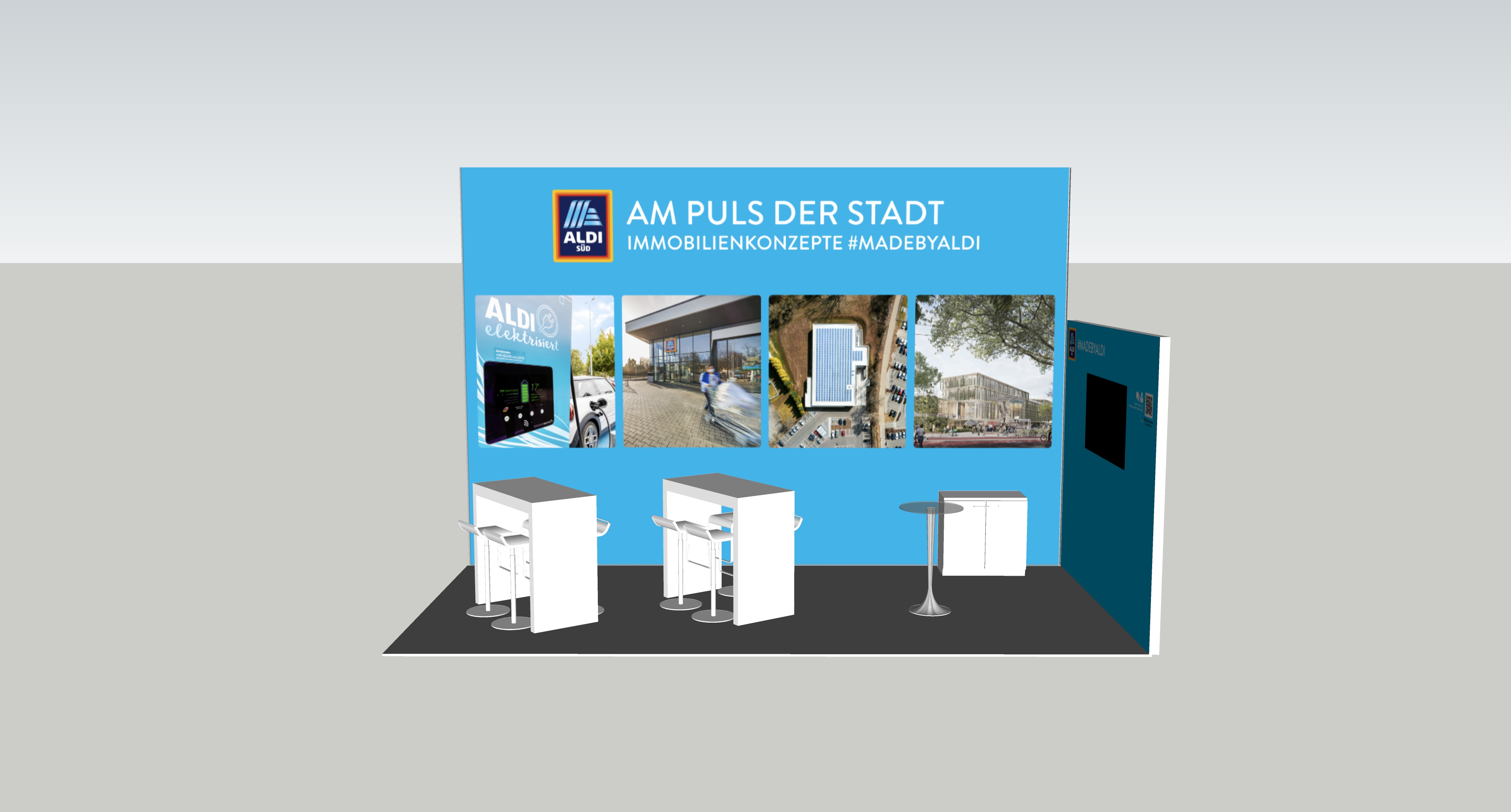 Stand der ALDI SÜD REAL ESTATE