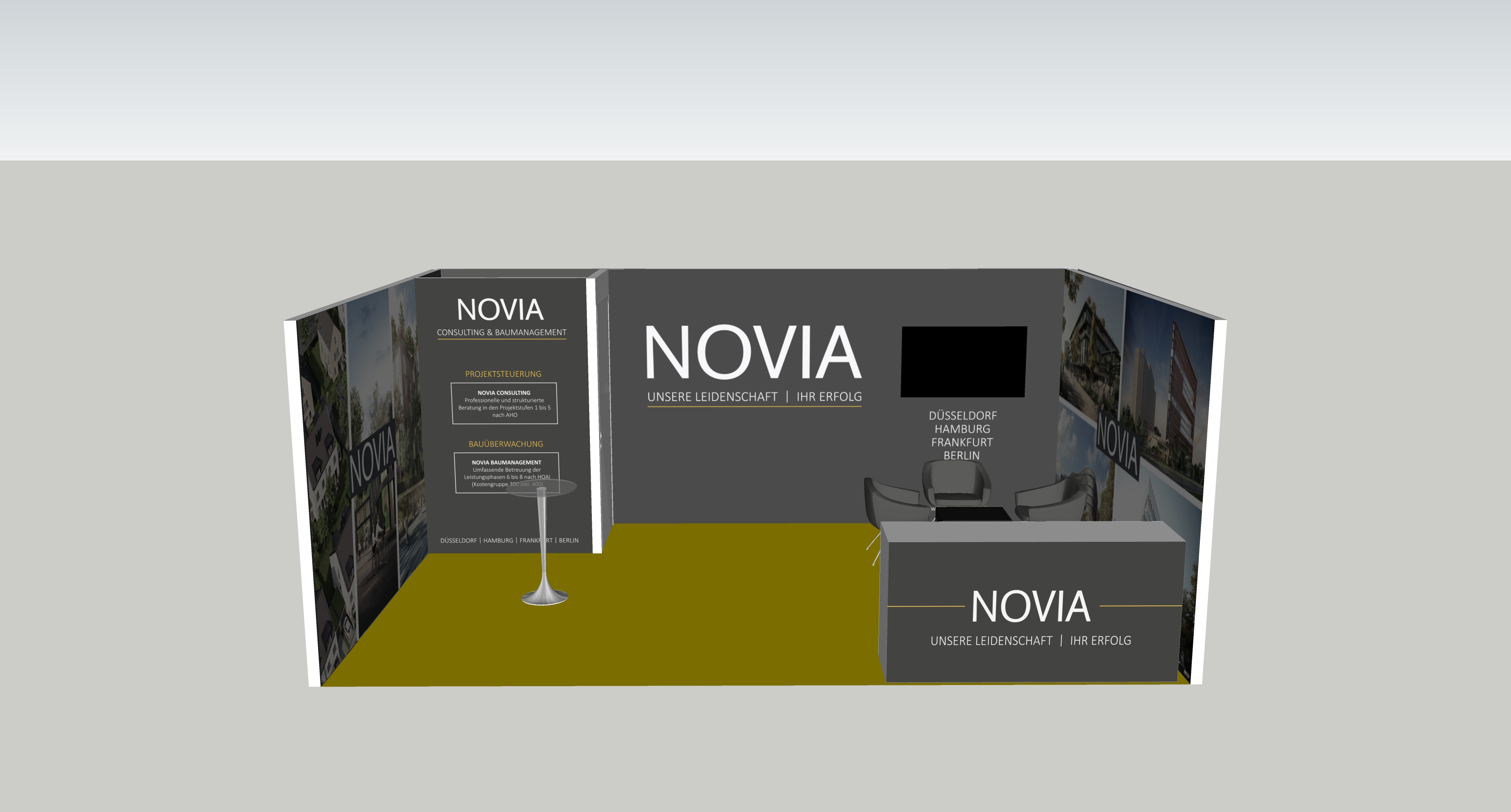 Stand der NOVIA CONSULTING & BAU- MANAGEMENT GMBH