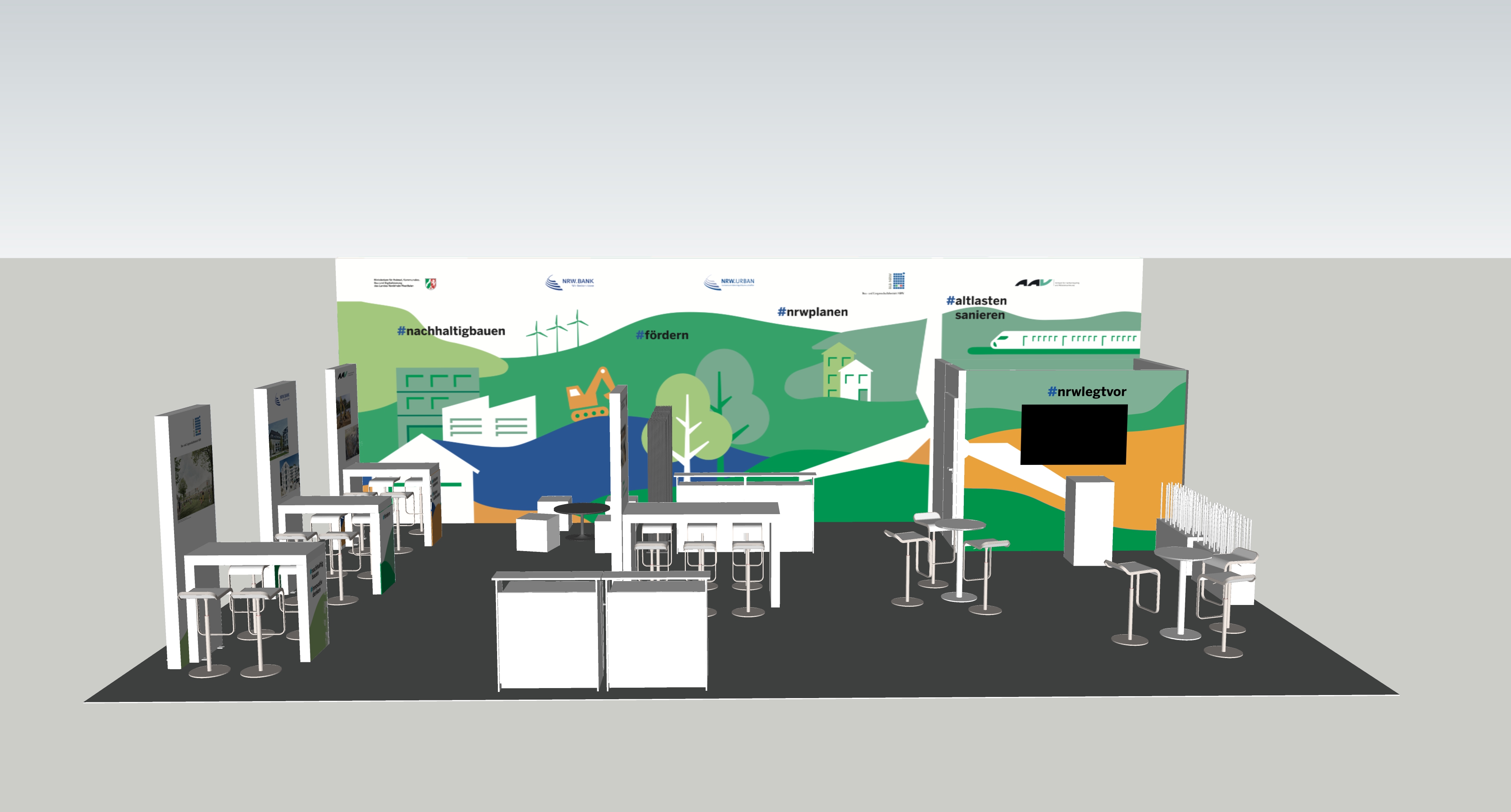 Stand der NRW.URBAN - Die Entwicklungsgesellschaft des Landes Nordrhein-Westfalen