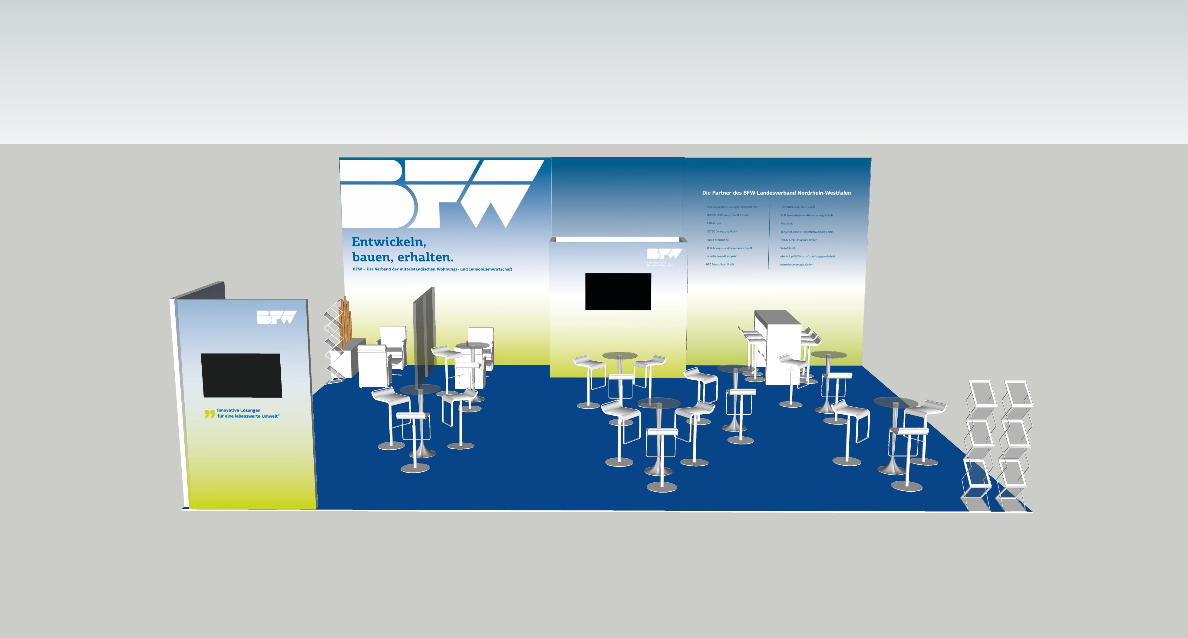 Stand der TEAMRHEINRUHR Projektentwicklung GmbH