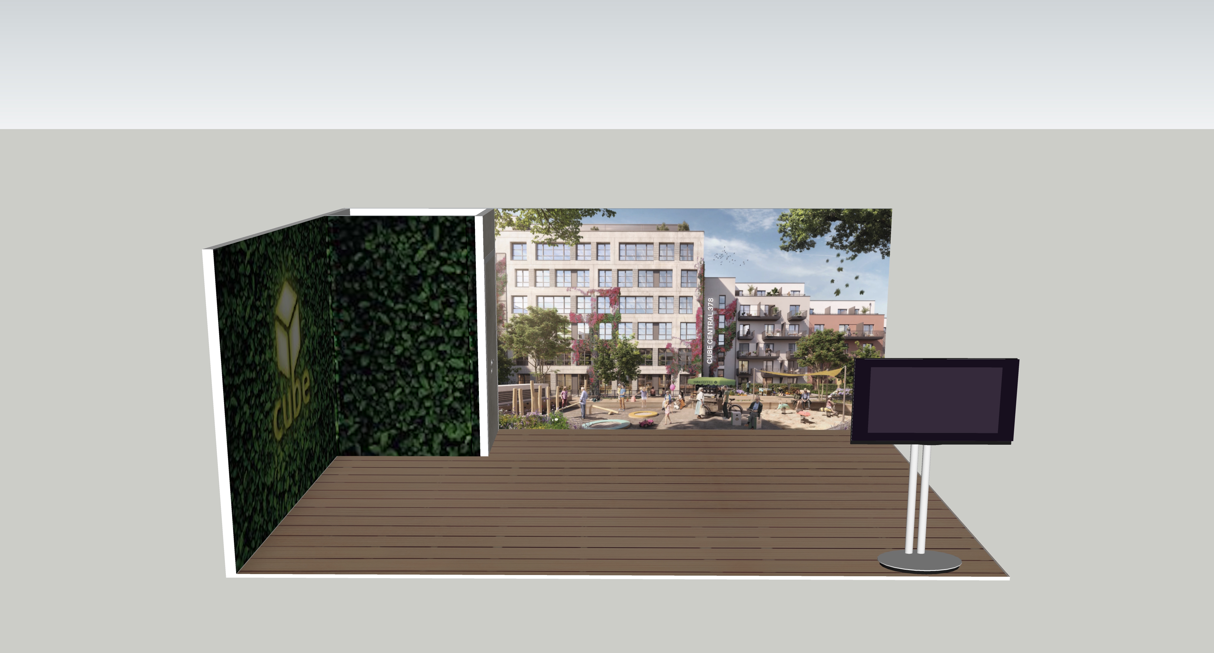 Stand der CUBE REAL ESTATE GMBH