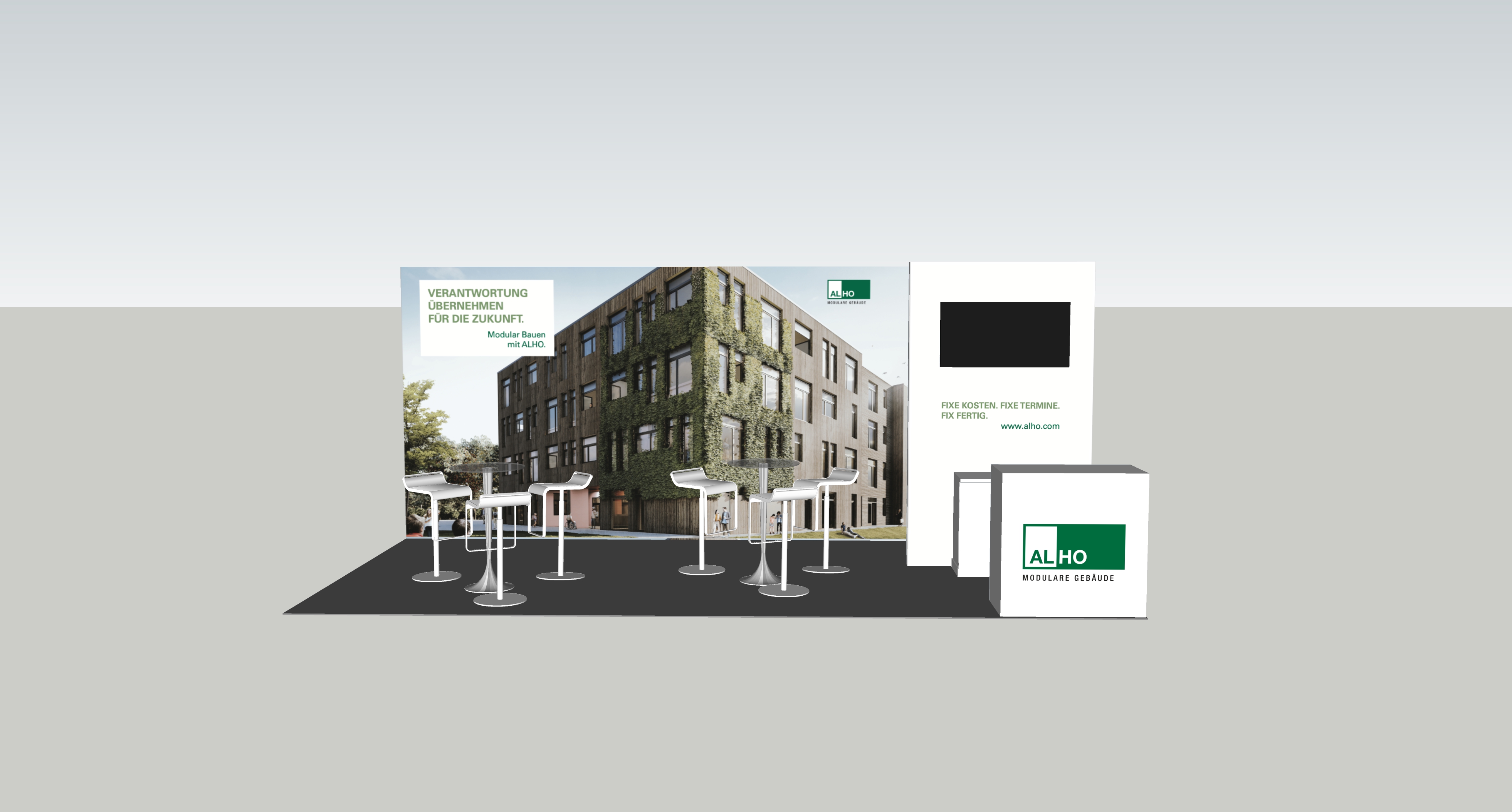 Stand der ALHO SYSTEMBAU GMBH