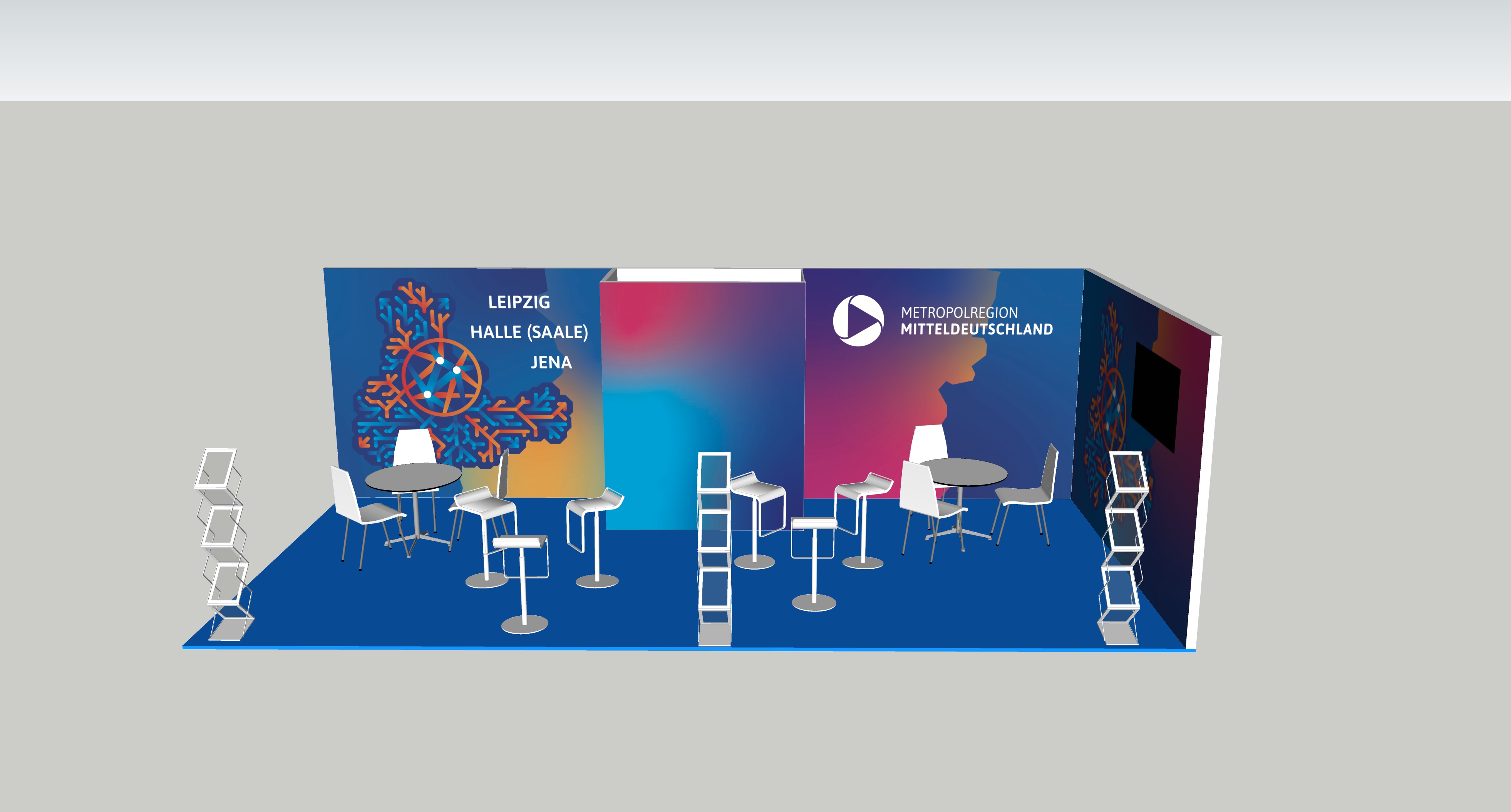 Stand der Stadt Leipzig